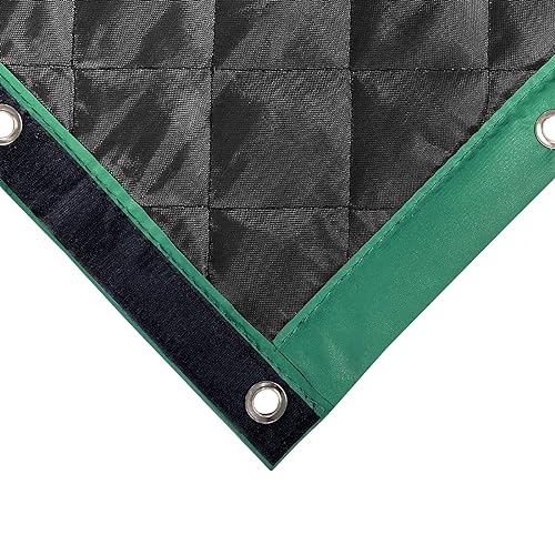 Sound Barrier Temporary Construction Traffic Industrial Sports Pitches Outdoor Noise Control Sound Blocking Reducing Cancelling Soundproof Screen Blankets 39.3”x78.7-1 Pack-(Green) - view 3