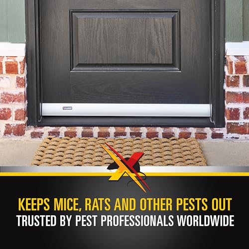36" Versa-Line Rodent-Proof Door Sweep, Aluminum Cover - Seals Out Rodents and Pests, Easy to Install, Maximum Adjustability; Under-Door Seal - view 2
