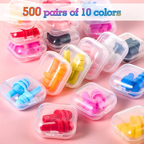 Reusable Silicone Ear Plugs Bulk with Individual Cases, 300 Pairs - view 2