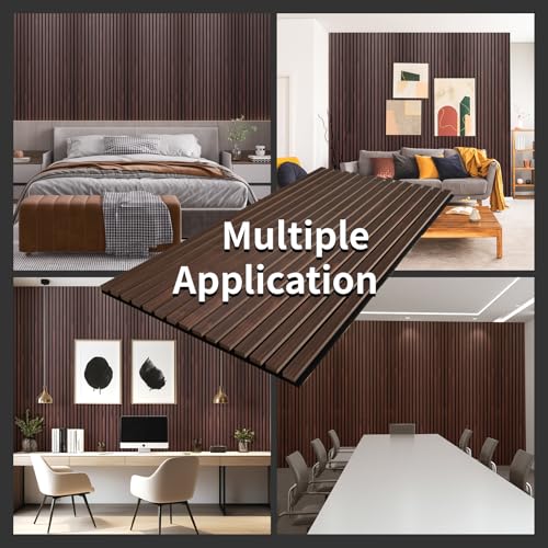 Soundproof Wood Slat Wall Panel, 2 Pack - view 5