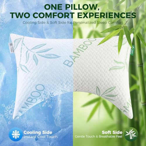 Adjustable Side Sleeper Pillow, Cooling Curved Pillow, Queen Size, 1 Pack - view 4