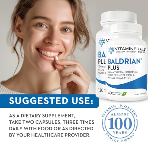 33+ Baldrian Plus Natural Relaxing Support Standardized Valerian Extract (120) - view 6