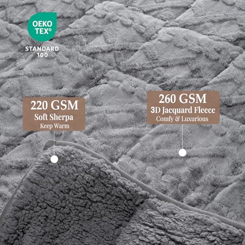Weighted Blanket Queen Size 15lbs, 60 x 80 for Adults in Bed - view 2