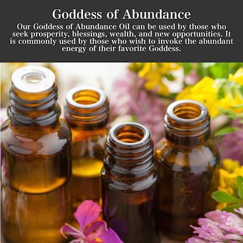 Goddess of Abundance Oil 1/2 oz - Handmade with Herbs & Essential Oils for Prosperity & Blessings Rituals - view 3