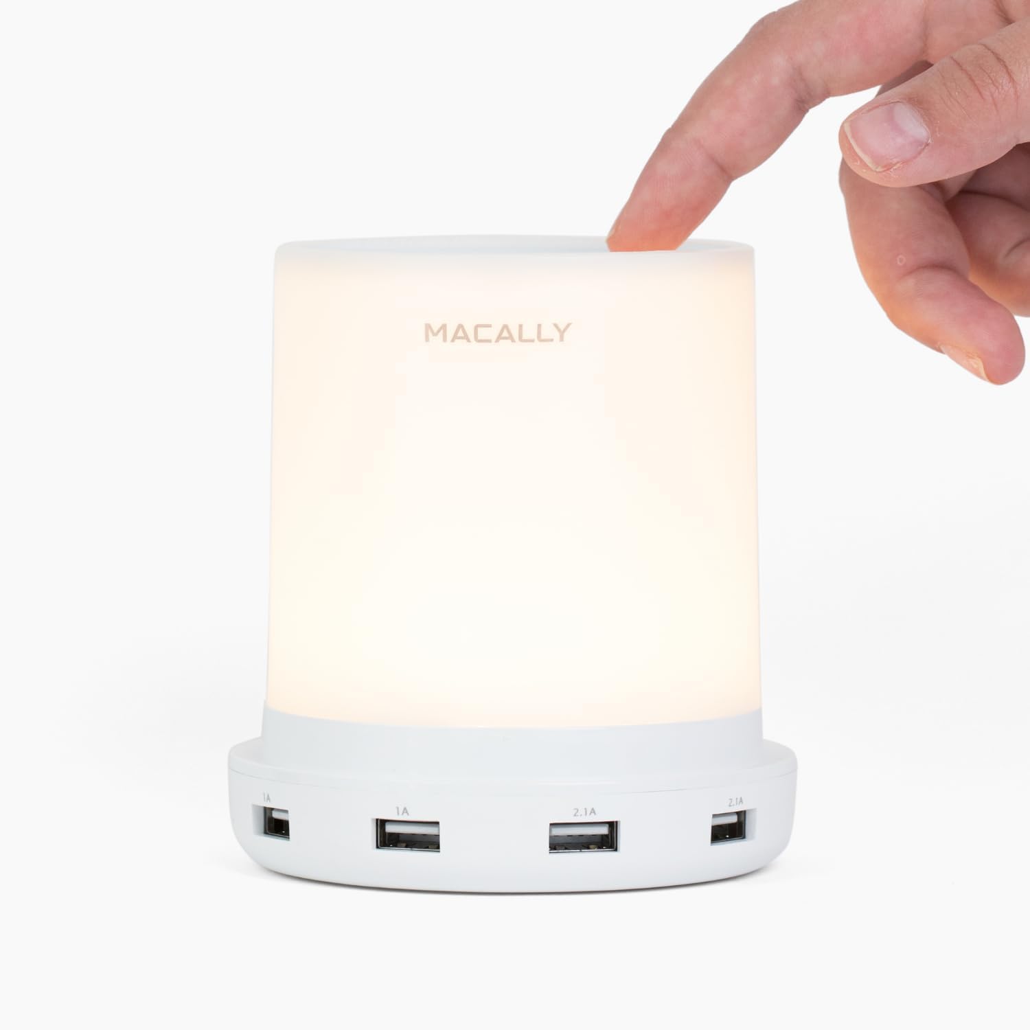 Small touch lamps for nightstand - bedside lamp with USB port - 3 way dimmable short table lamp for small spaces - use as night light and charger in bedroom