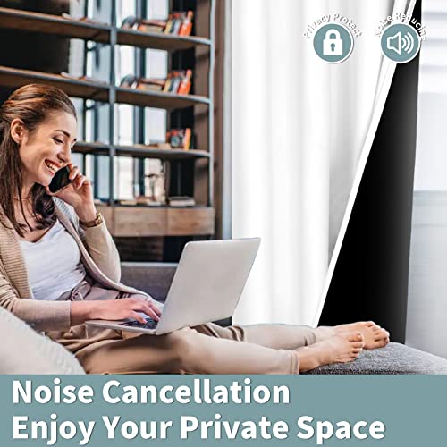 40 Inch Long Short Blackout Curtains for Small Windows - view 5