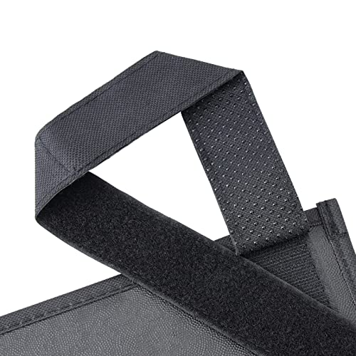 Hanging Bedside Caddy, Bedside Storage Organizer for Magazine, Phone, Remote control (Classic4 Pockets-Black) - view 6