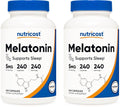 Melatonin 5mg, 240 Capsules (2 Bottles)