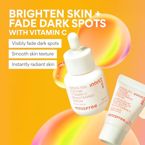 Innisfree Green Tea Enzyme Korean Vitamin C Serum for Brightening - view 3