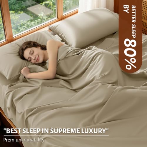 100% Egyptian Long-Staple Cotton Sheets, Extra Deep Pocket - view 3