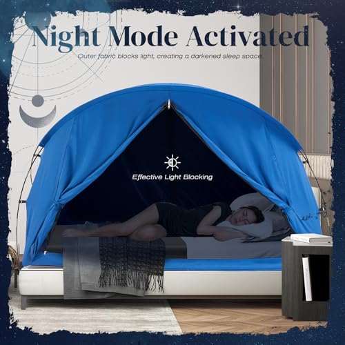 Bed Tent Canopy, Twin, Blackout Portable Sleep Tent - view 4