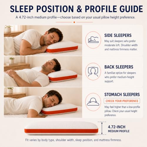 Loaf Shape Silicone Foam Pillow, Standard - view 5