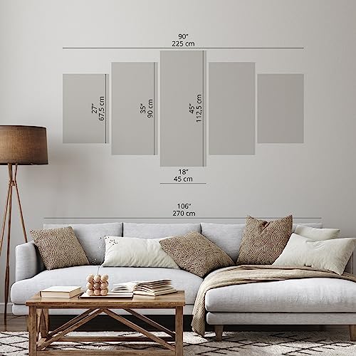 Acoustic Panels Canvas Wall Art Print, Office New York 90x45 in - view 3