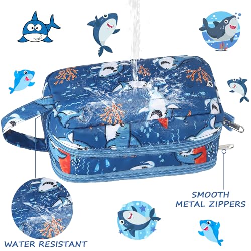 Travel Toiletry Bag for Kids Cute Swim Bag for Boys Girls Waterproof for Toiletries Accessories Bathroom Stuff - view 3