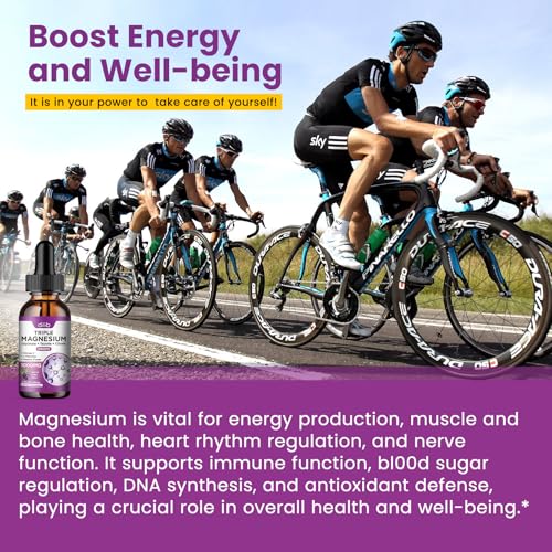 Liquid Magnesium Glycinate Supplement 1000mg, Calm Magnesium Citrate, Taurate Drops with Omega 3, Zinc, Ashwagandha, L-Theanine, Chamomile for Sleep, Mood, Stress Relief, Bone, Muscle, Grape Flavor - view 4