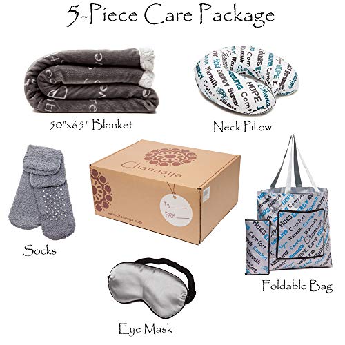 Premium Care Gift Combo with Comfort Words, 5-Piece Set, Gray - view 2