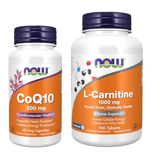 Foods Cellular Energy Bundle* - Coenzyme Q10 + L-Carnitine Supplements