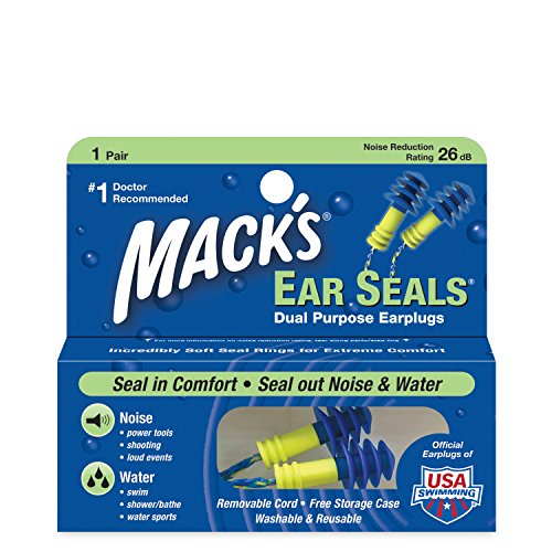 Ear Seals Dual Purpose Earplugs 1 Pair (Pack of 3)