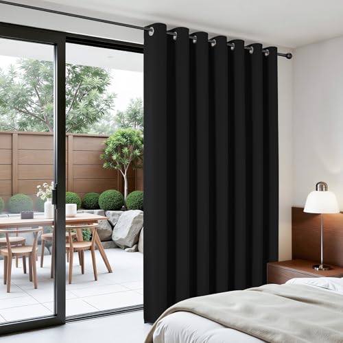 Blackout Patio Sliding Door Curtains, Privacy Room Divider Curtains - view 5