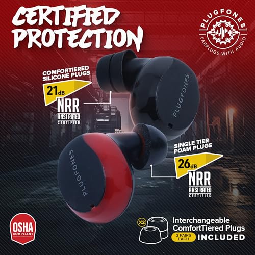Sovereign Duo Bluetooth Earplug Headphones for Work, OSHA Safety - view 3