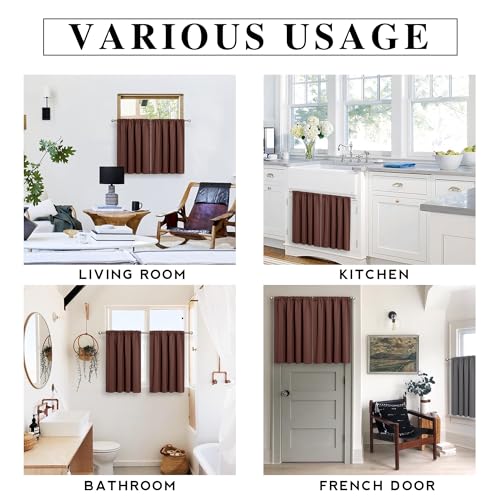 Blackout Curtains for Bedroom Living Room Nursery 72 inches Long - view 6