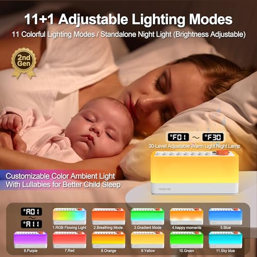 3-in-1 White Noise Machine for Sleep, Bluetooth Speaker, Night Light - view 4