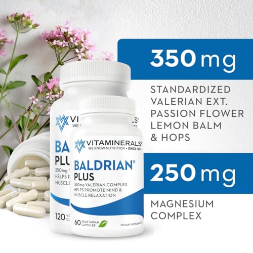 33+ Baldrian Plus Natural Relaxing Support Standardized Valerian Extract (120) - view 2