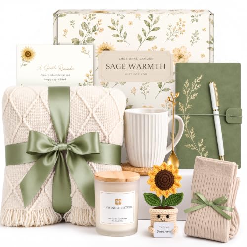 Birthday Self Care Gifts for Women - Get Well Soon Gift Basket for Women