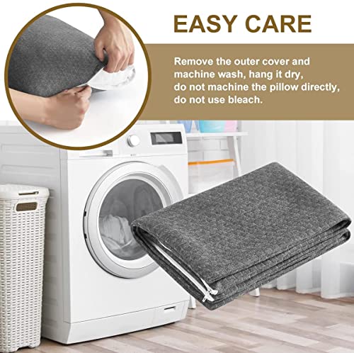 Memory Foam Travel Pillow Compressible Camping Pillow for Sleeping Shredded Memory Foam Pillow Compact Firm Supportive Travel Pillow for Adults Kids Outdoor Backpacking Hiking Essential Gear-S - view 6