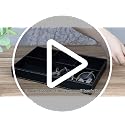 Faux Leather Valet Tray for Men, Stackable Jewelry Trays Drawer Organizer Tray Nightstand Organizer for Men, EDC Tray for Key, Wallet, Sunglass, Watch, Coin, Phone, Cologne - Black - view 7