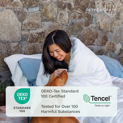 Eucalyptus Cooling Pillowcases King Size | Certified Tencel Lyocell Fiber | Cool Vegan Silk Static Free for Skin and Hair | Softer Than Cotton and Linen | White - view 3