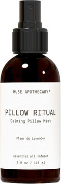 Pillow Ritual - Aromatic, Calming and Relaxing Pillow Mist, Linen and Fabric Spray - Infused with Natural Aromatherapy Essential Oils - 4 oz, Fleur du Lavender