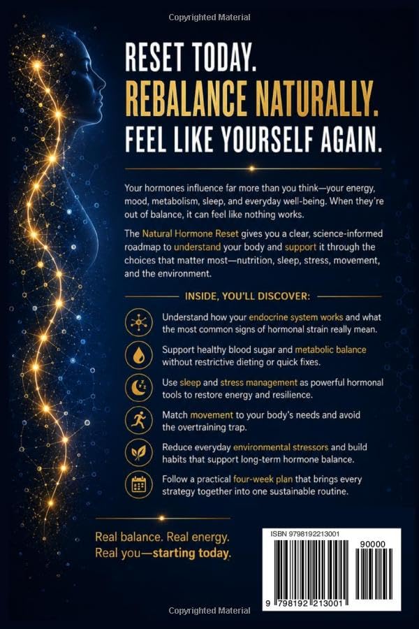The Natural Hormone reset: A Science-Informed Guide to Supporting Hormone Balance, Metabolic Health, Energy, Sleep, and Everyday Wellness. (The Essential Health Handbook Series) - view 2