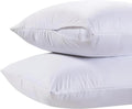 King Pillow Covers with Zipper 2 Pack - 20 x 36 Ultra-Soft, Cozy and Noiseless King Pillow Protector, 200 Thread Count, Fade-Resistant Pillow Shams