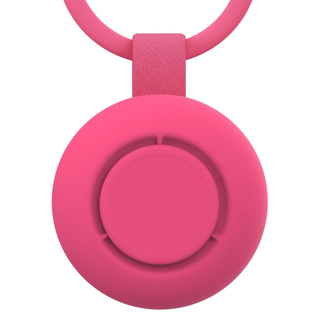 Portable baby sound machine [white noise for babies kids adults] [sleep soother] [12 soothing sounds] 15 hours battery life, registry gift, shower, clips on baby stroller Rose