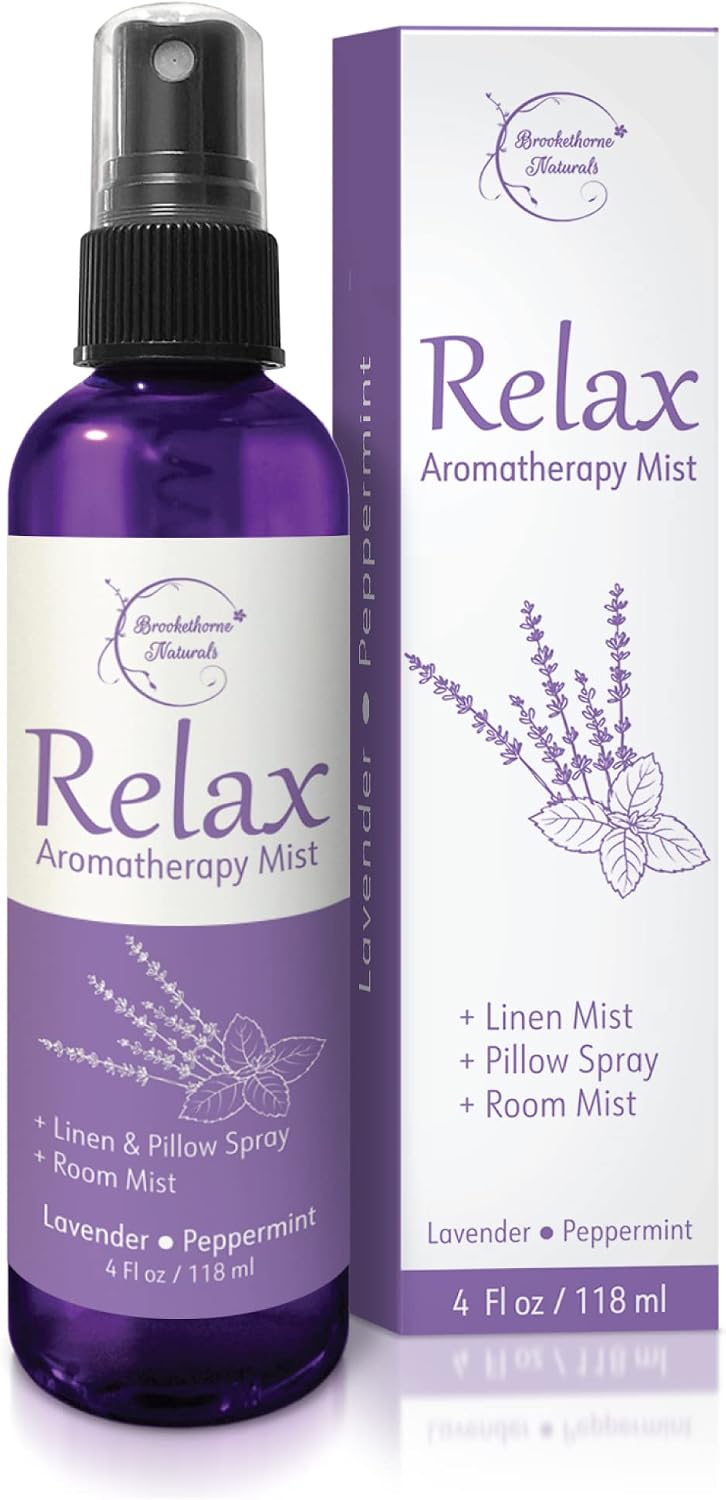 Calm Aromatherapy Mist | Lavender Pillow Spray 4oz | Lavender & Chamomile Essential Oil room, linen & bed spray | Calming scent for Relaxation & Sleep | Paraben-free, made in USA - view 4