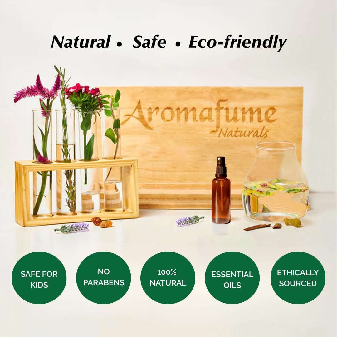 Ylang Ylang Air Freshener Spray for Room, Linen & Pillow 100ml | Made with Pure Ylang Ylang Essential Oil | Aromatherapy Spray to Soothe & Revive | Mist for Bedding, Fabrics - view 7