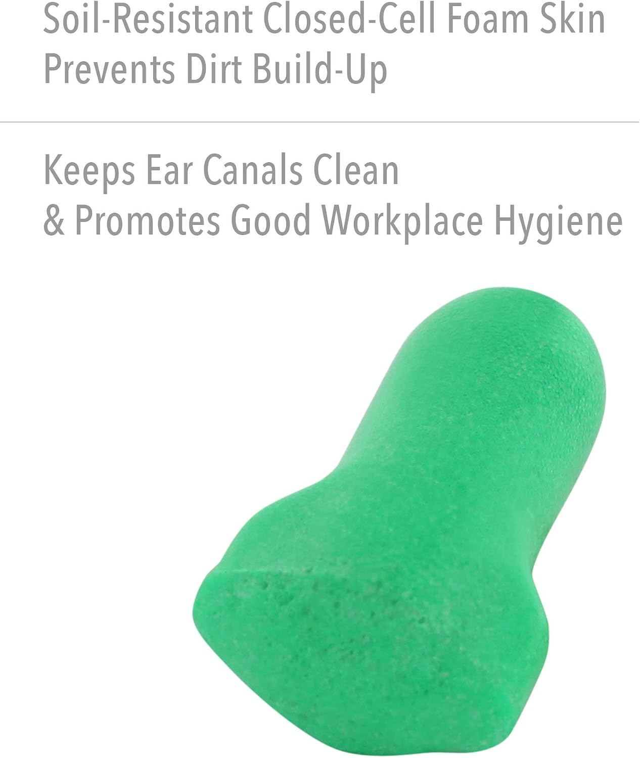 By Honeywell Maximum Lite Low Pressure Disposable Foam Earplugs, 200-Pairs (LPF-1), Green - view 3