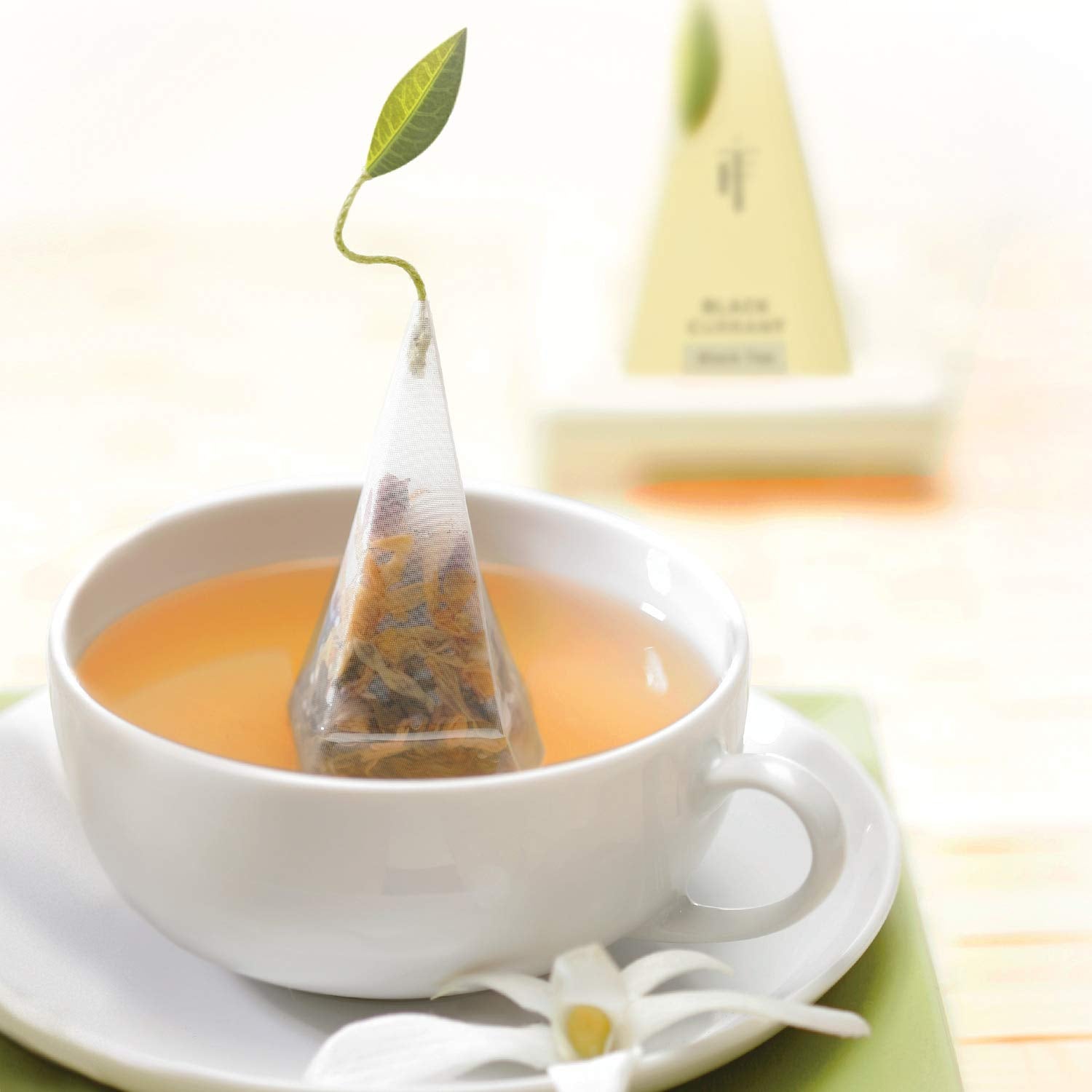 Tea Sampler, 10 Pyramid Infuser Bags, Premium Tea Gift Set | Herbal Tea Petite Presentation Box, 2 of Each Blend, Individually Wrapped, Giftable Presentation Box for Tea Lovers - view 4