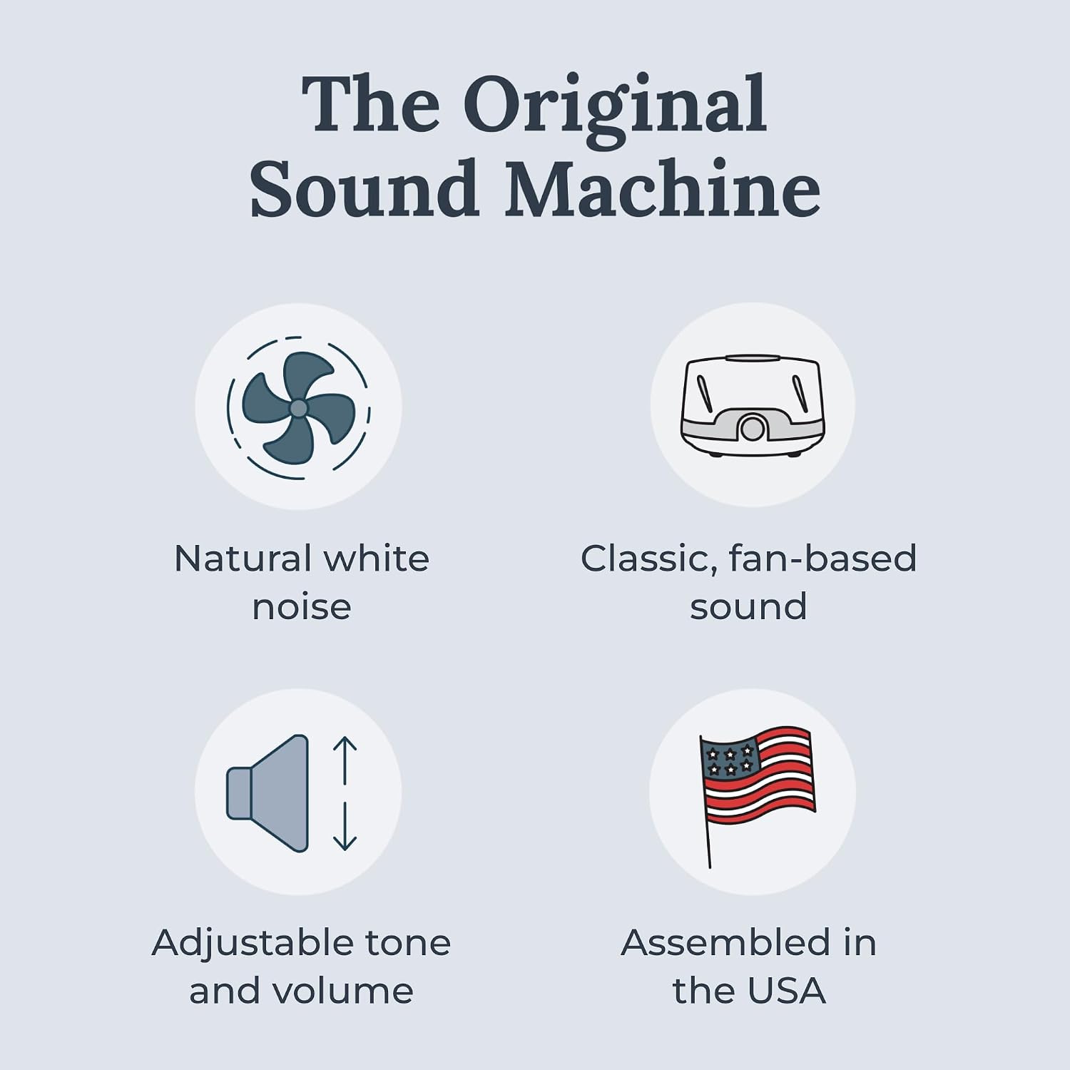 Dohm Classic (White) The Original White Noise Sound Machine, Soothing Natural Sounds from a Real Fan, Sleep Therapy for Adults & Baby, Noise Cancelling for Office Privacy & Meditation - view 2