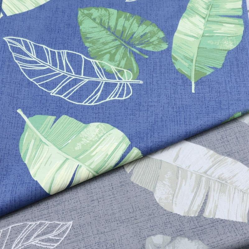 100% Cotton 300 Thread Count Body Pillow Cover Pillowcase Pillow Protector Cushion Cover with Zippers Only Cover No Insert (Dark Grey Banana Leaf,21"x54") - view 5