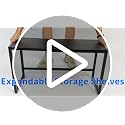 Expandable Metal Storage Shelves, 110LBS Heavy Duty Shelving Units and Storage for Pots Pans Small Appliances, Adjustable Metal Storage Shelf Organizer Rack for Kitchen Cabinets Closet Pantry Garage - view 7