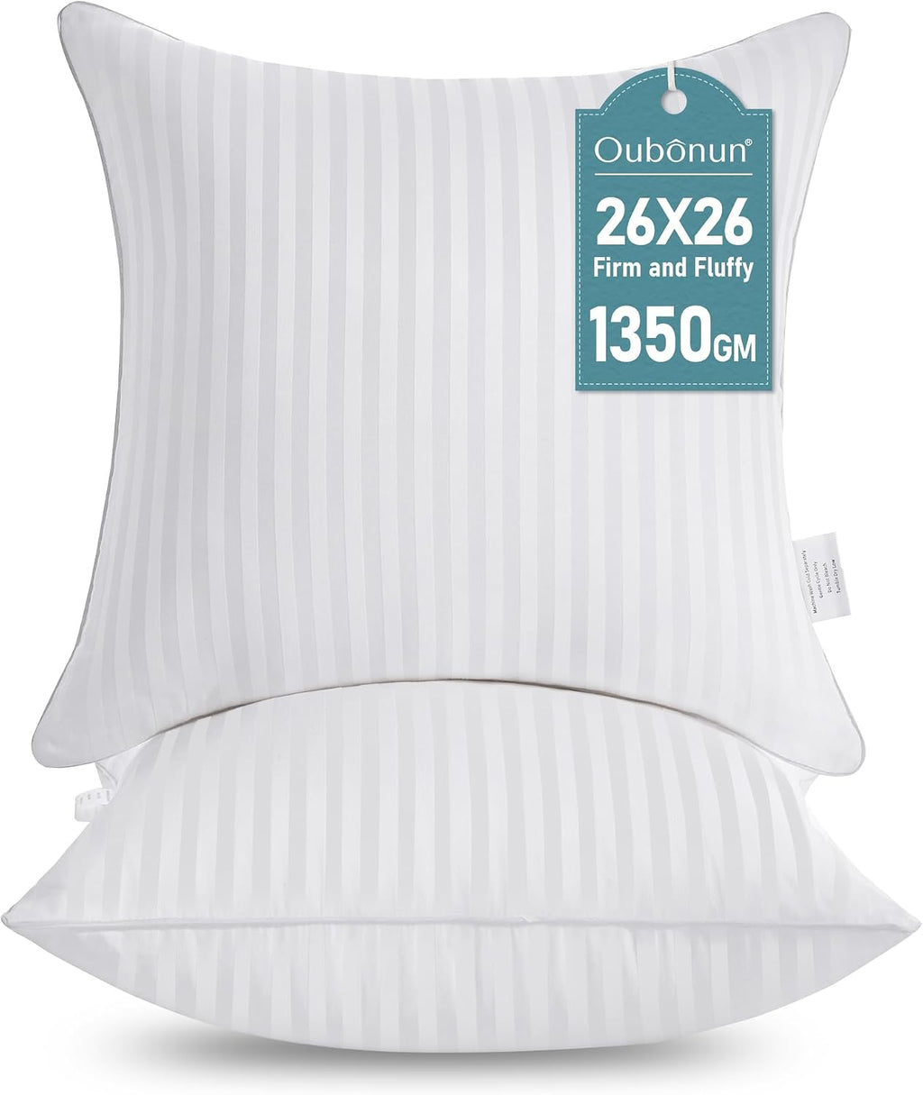 Premium Striped Body Pillow | Breathable Cooling Cotton Cover, Soft and Fluffy 3D Down Alternative Microfiber Filled, Long Bed Pillow for Side Sleepers - view 8