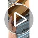 5-Piece Bamboo Drawer Organizer Set – Multi-Use Storage Trays for Kitchen, Bathroom, Office, Makeup, Jewelry & More – Junk Drawer Tray, Utensil Holder, Storage Box & Bin Set (5 Boxes) - view 7