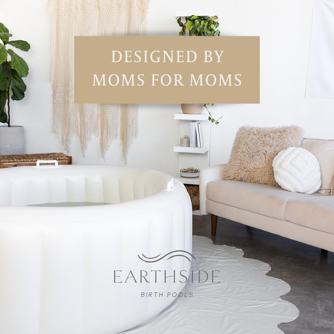 EarthsideFloorCoveringMarshmallow - Home Birth Essentials - Plastic Cover for Birthing Pool for Home Births (8.3 x 9) - Marshmallow - Home Birth Kit - PVC Plastic Pools - Home Birth Supplies - view 7