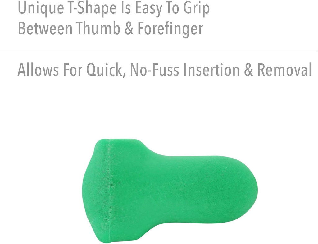 By Honeywell Maximum Lite Low Pressure Disposable Foam Earplugs, 200-Pairs (LPF-1), Green - view 4