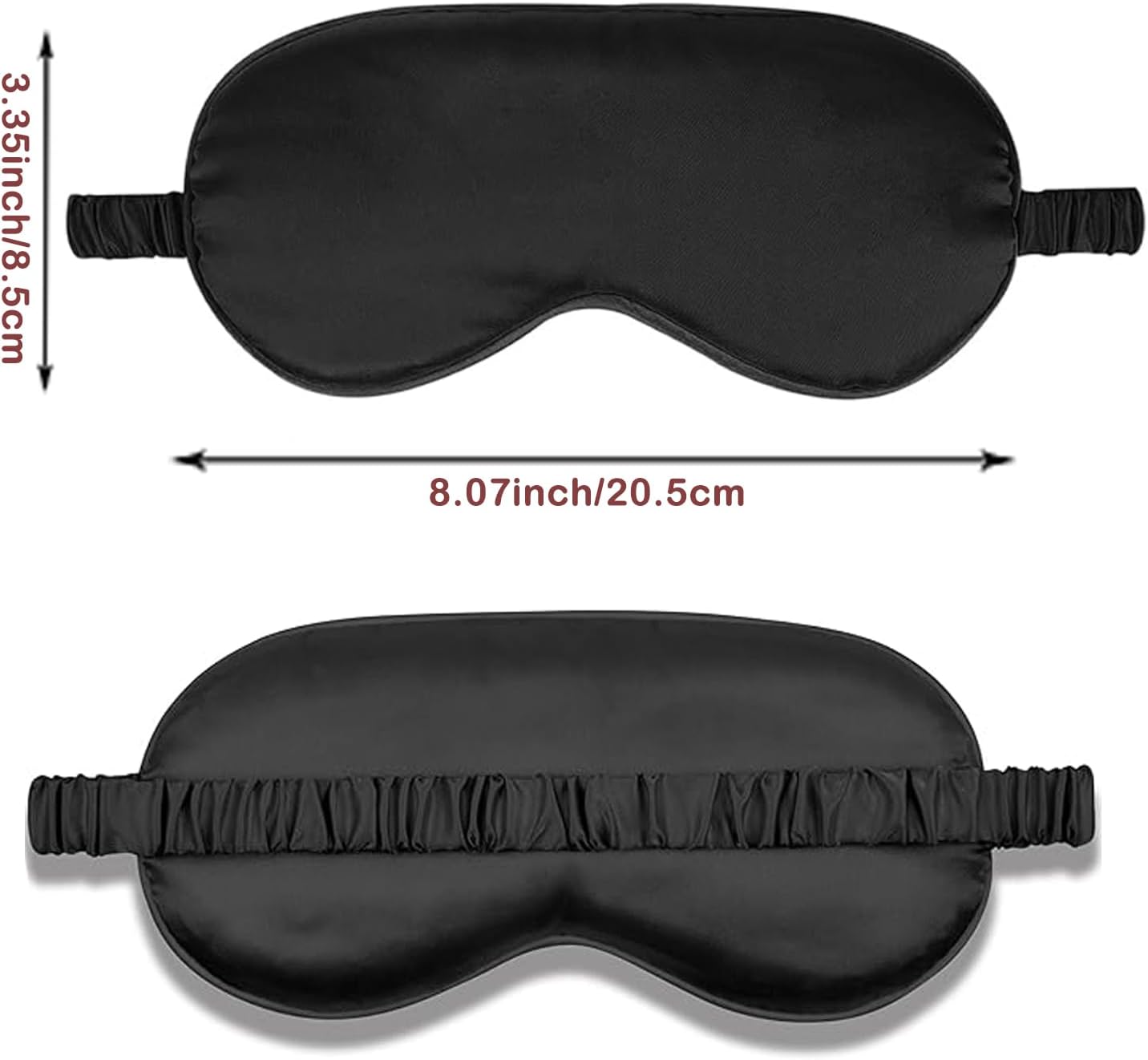 6pack silk sleep mask satin eye masks blackout silky eyeshade cover soft blindfold eyeshades for women sleeping travel gift - view 6