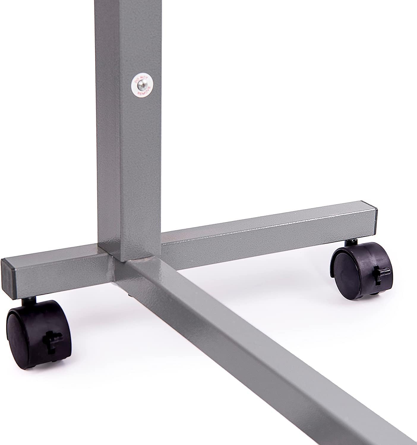Medical Cart Adjustable Overbed Table with Wheels – Rolling Bedside Table for Hospital, Portable Standing Cart & Laptop Desk for Bed, Couch, Wheelchair - view 6
