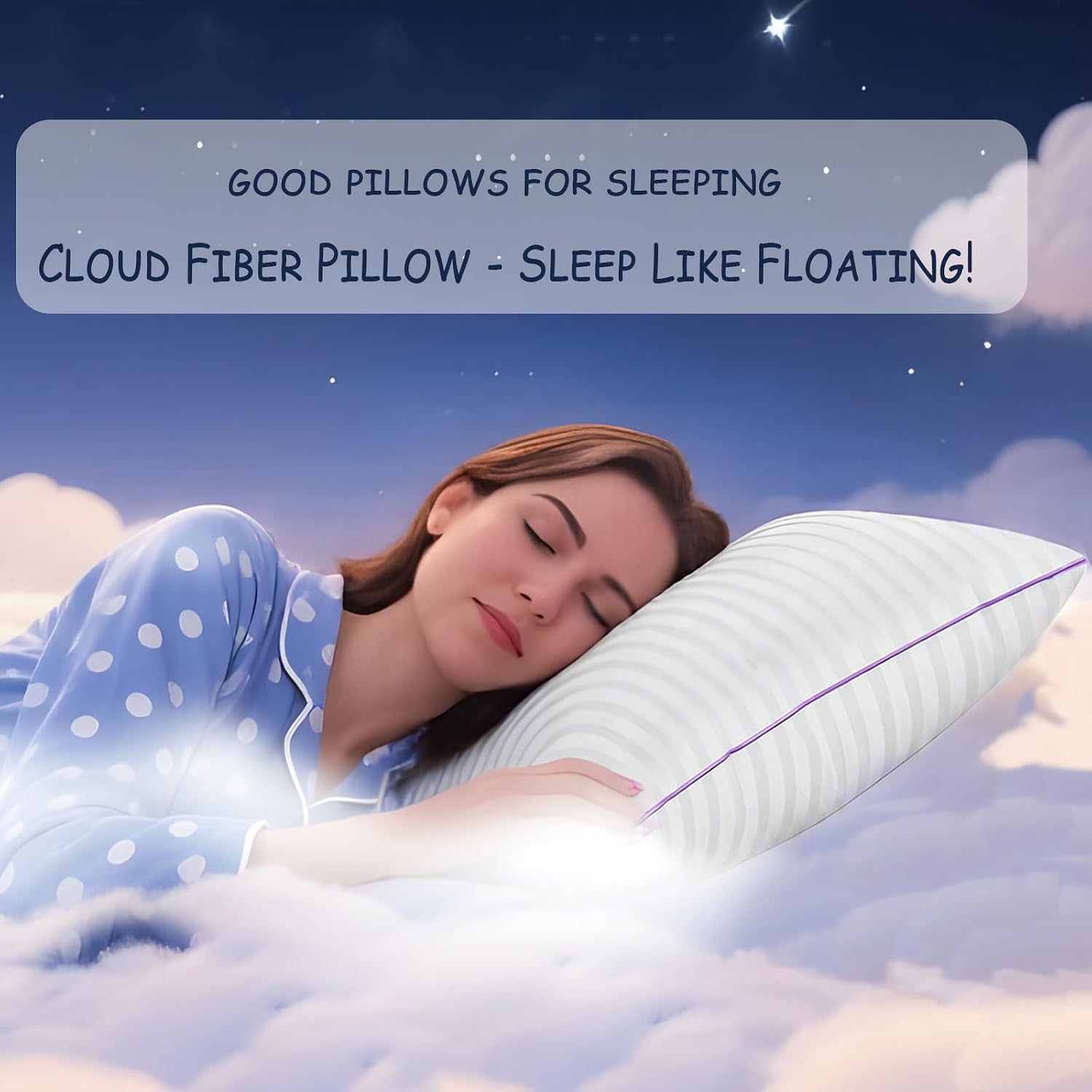 Pillows Standard Size Set of 2,Breathable Hotel Collection Bed Pillows for Sleeping Medium Soft Down Alternative Microfiber Filled,17 x 26 Inches - view 7