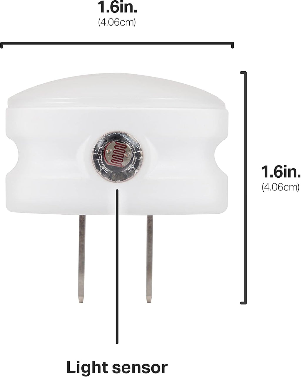 Mini LED Night Light, Plug-In, Dusk to Dawn Sensor, Warm White, Compact, UL-Certified, Ideal for Bedroom, Bathroom, Nursery, Hallway, Kitchen, 45176, 1 Pack, 6 Count | Warm White 3000K Light, Night Lights Plug Into Wall for Bedroom, Bathroom, and Nursery, - view 4